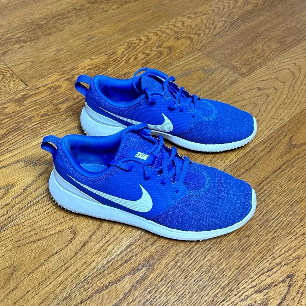 Mens Blue Nike Rosche Golf Shoes‎
